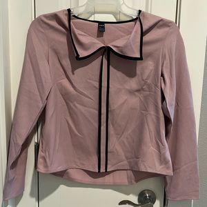Open Collar Blouse